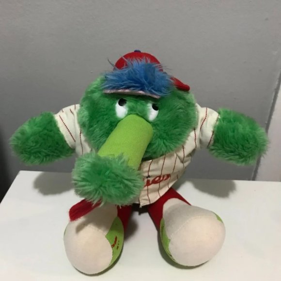 Vintage 1996 Philadelphia Phillie Phanatic Snuffleupagus Mascot Plush RARE - Picture 2 of 6